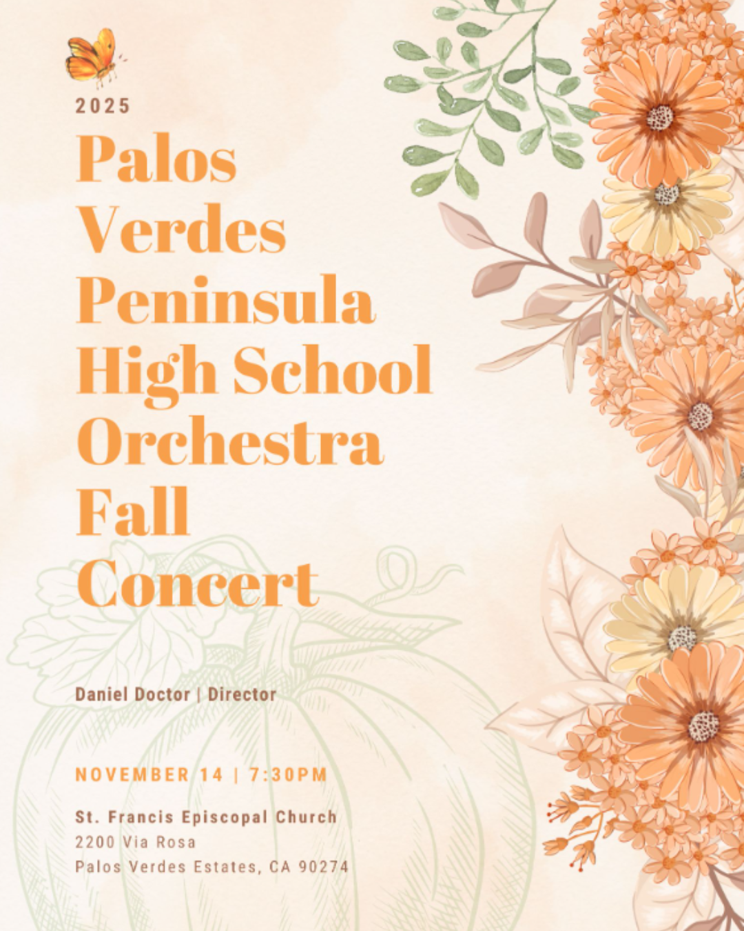 PVPHS Fall Concert flyer - resized
